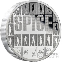 Spice Girls Legends of Music 1 Oz Silver £2 Coin