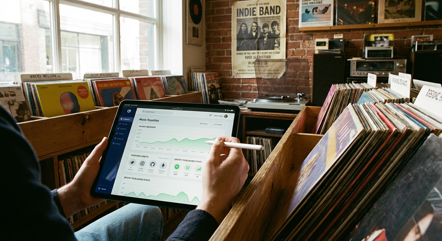 Blockchain Tokenized Royalties: Recovering Indie Artists' Missing 28% Spotify Publishing Payouts