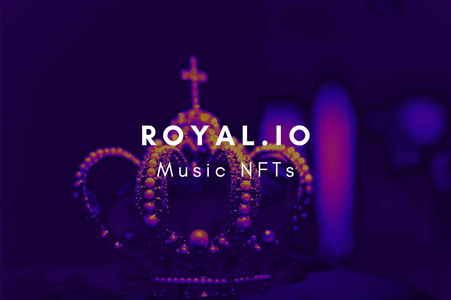 Royal.io music NFT royalty platform interface