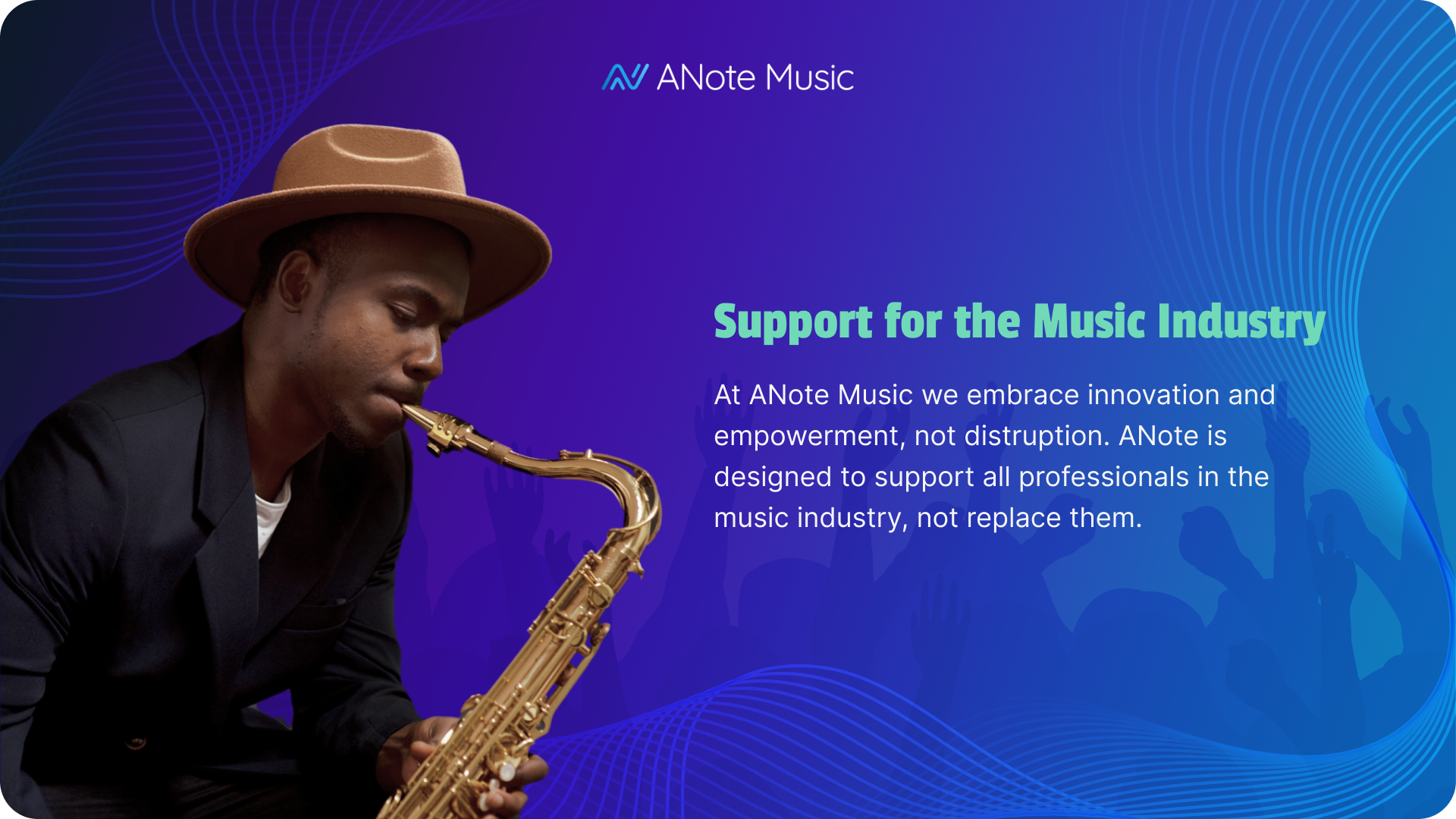 ANote Music platform dashboard
