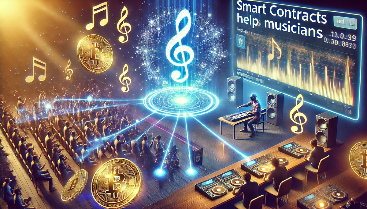 blockchain smart contract music royalty distribution