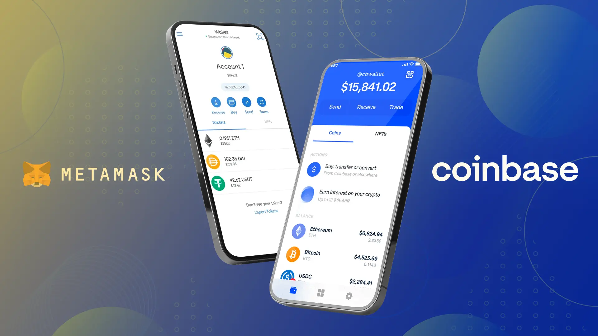 MetaMask crypto wallet app screenshot